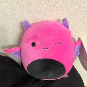 Wakisha the Halloween pink devil bat